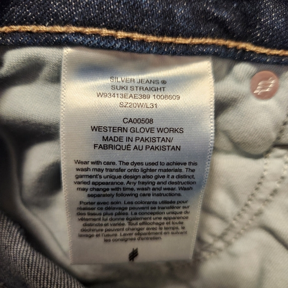 Silver Jeans Size 20W Blue - Picture 11 of 14